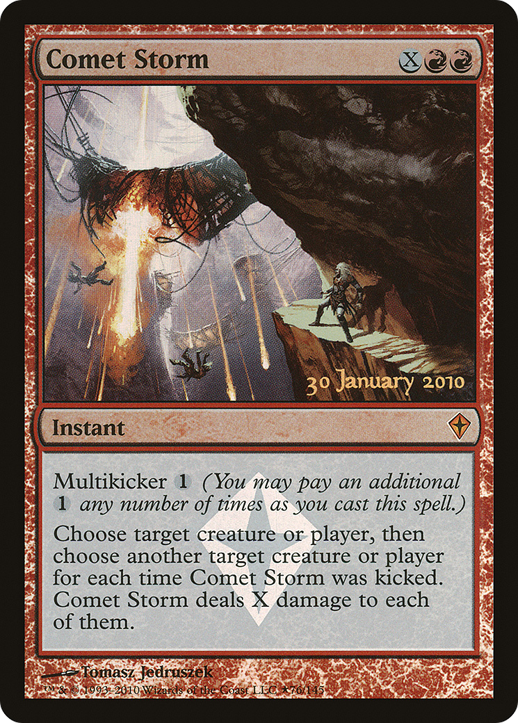 Comet Storm (Prerelease) (76★) Foil - Worldwake