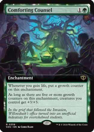 Comforting Counsel (Extended Art) (338) Foil - Secrets of Strixhaven