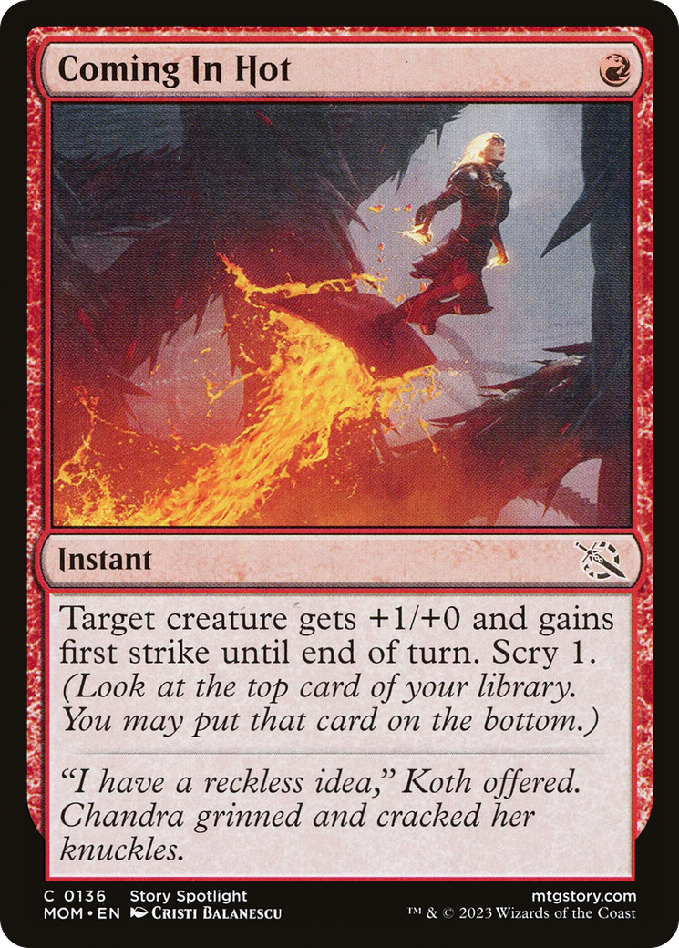 Coming In Hot (136) - March of the Machine Foil