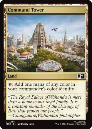Command Tower (236) Surge Foil - Commander: Marvel Super Heroes