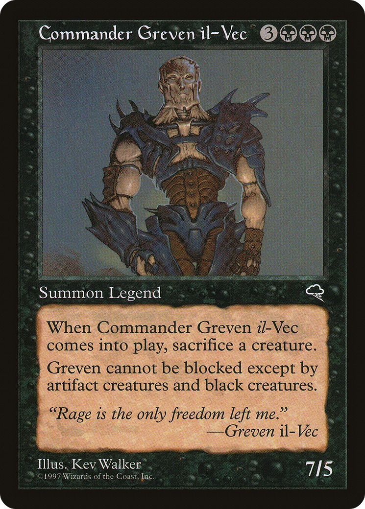 Commander Greven il-Vec - Tempest