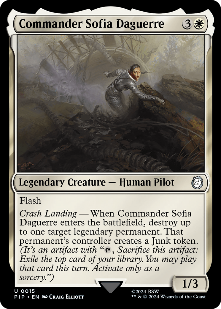 Commander Sofia Daguerre (015) Foil - Fallout