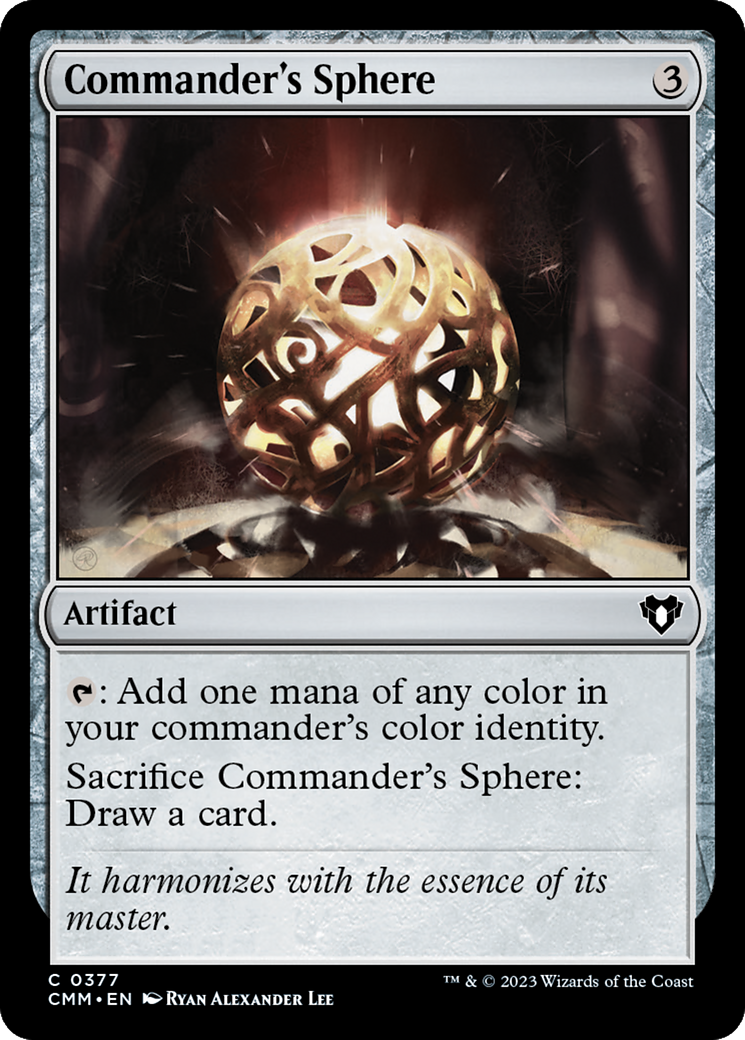 Commander's Sphere (377) Foil - Commander Masters