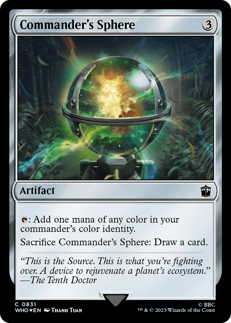 Commander's Sphere (831) Surge Foil - Doctor Who