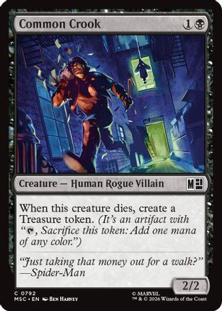 Common Crook (792) Foil - Commander: Marvel Super Heroes