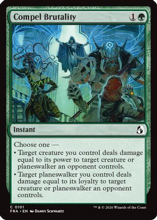 Compel Brutality (101) Foil - Reality Fracture
