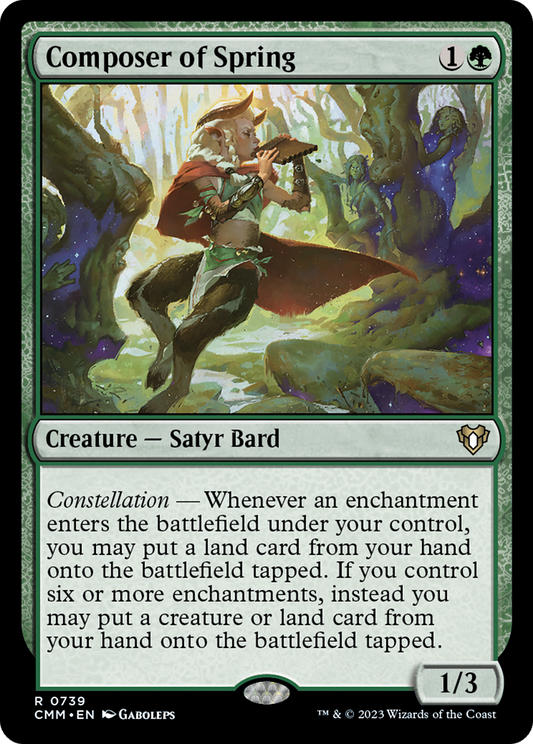 Composer of Spring (739) - Commander Masters