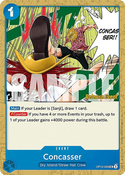 Concasser (OP12-059) Release Event Cards