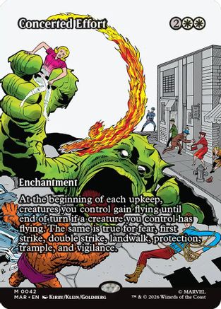 Concerted Effort (042) Foil - Marvel Universe