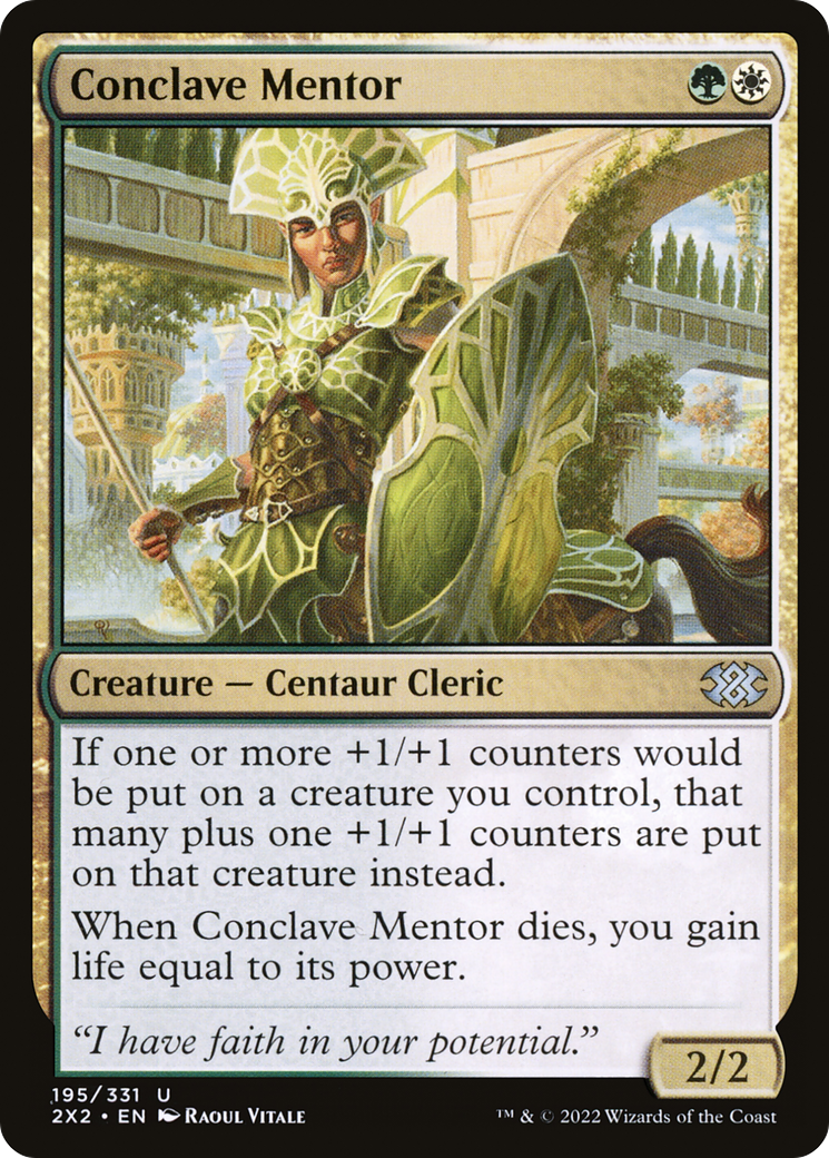 Conclave Mentor (195) Foil - Double Masters 2022