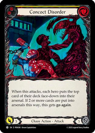 Concoct Disorder (Yellow) (PEN280) - Compendium of Rathe
