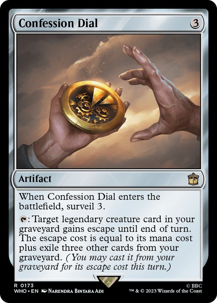 Confession Dial (173) Foil - Doctor Who