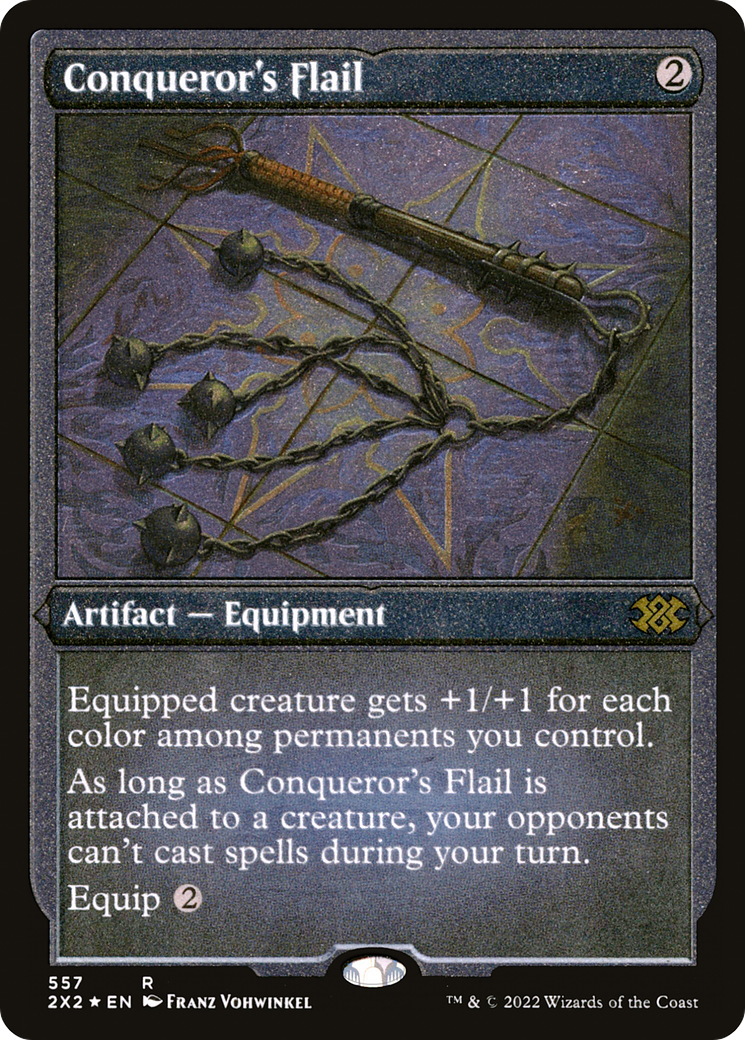 Conqueror's Flail (557) Etched Foil - Double Masters 2022