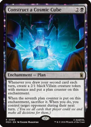Construct a Cosmic Cube (090) - Marvel Super Heroes