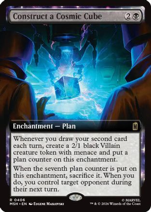 Construct a Cosmic Cube (Extended Art) (406) - Marvel Super Heroes