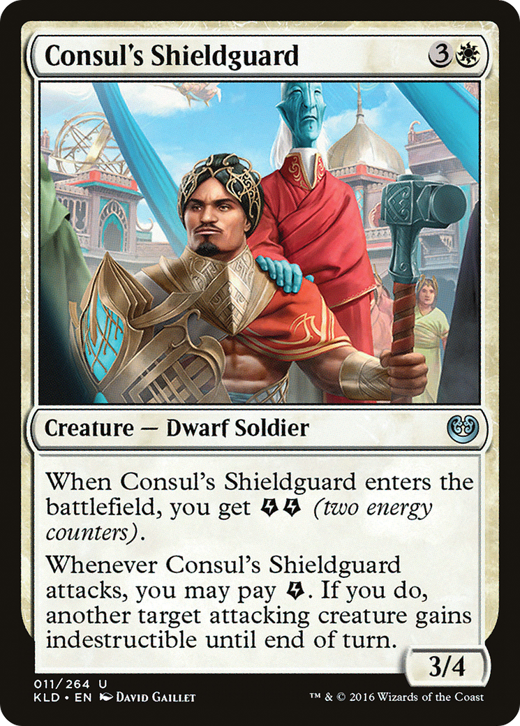 Consul's Shieldguard (011) Foil - Kaladesh