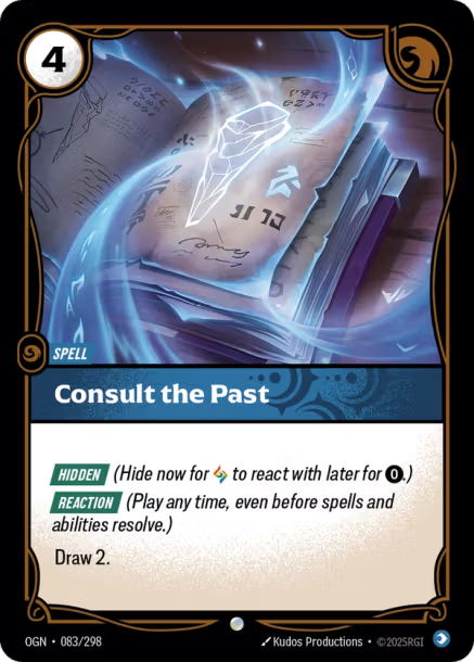 Consult the Past (083) Foil - Riftbound Promotional Cards
