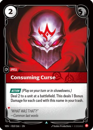 Consuming Curse (010) Foil - Vendetta