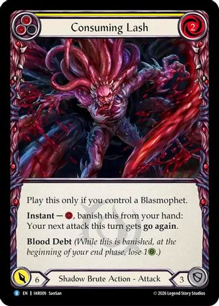 Consuming Lash (IAR009) Rainbow Foil - Usurp the Shadow Throne