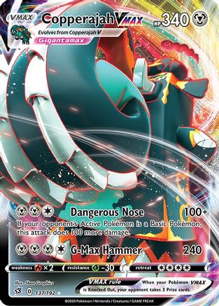 Copperajah VMAX (137) Holofoil - Rebel Clash