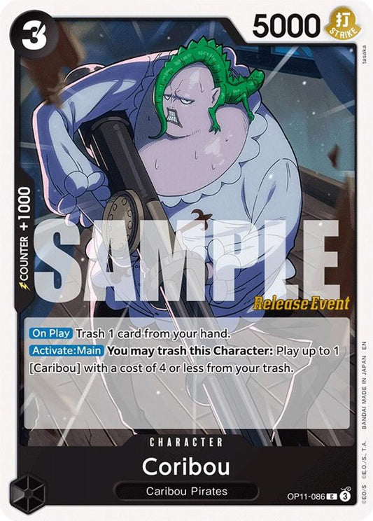 Coribou (OP11-086) Release Event Cards