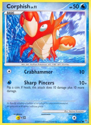 Corphish (100) Reverse Holofoil - Supreme Victors