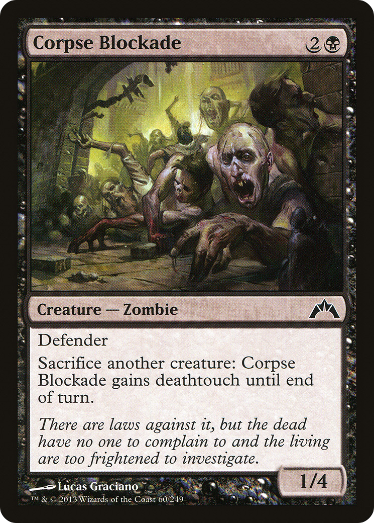 Corpse Blockade (060) Foil - Gatecrash