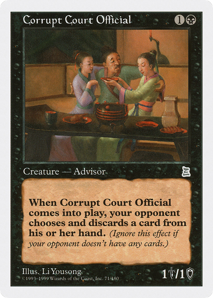Corrupt Court Official (071) - Portal Three Kingdoms
