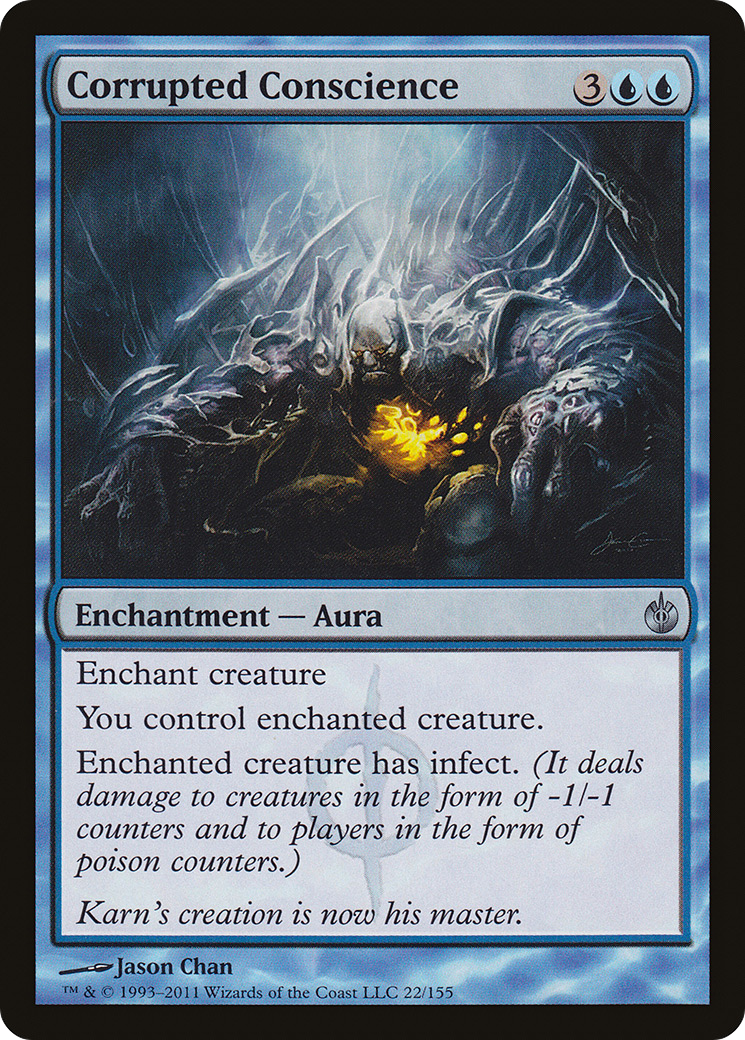 Corrupted Conscience (022) Foil - Mirrodin Besieged