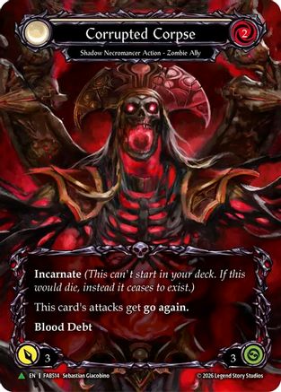 Corrupted Corpse (Marvel) (A) (FAB514) Cold Foil - Flesh and Blood: Promo Cards