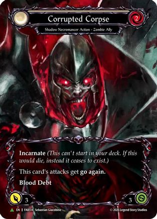 Corrupted Corpse (Marvel) (H) (FAB514) Cold Foil - Flesh and Blood: Promo Cards