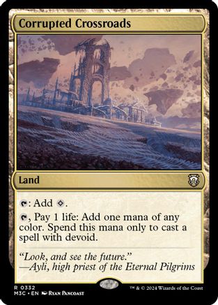 Corrupted Crossroads (332) Ripple Foil - Commander: Modern Horizons 3