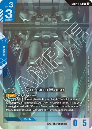 Corsica Base (C+) (ST02-016) Holofoil - Starter Deck 02: Wings of Advance