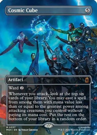 Cosmic Cube (Borderless) (337) Foil - Marvel Super Heroes