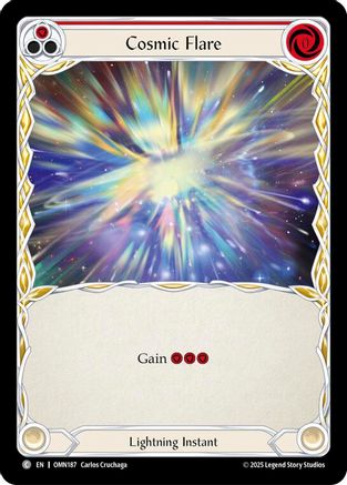 Cosmic Flare (Red) (OMN187) - Omens of the Third Age