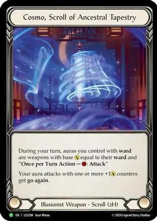 Cosmo, Scroll of Ancestral Tapestry (LGS298) Cold Foil - Flesh and Blood: Promo Cards