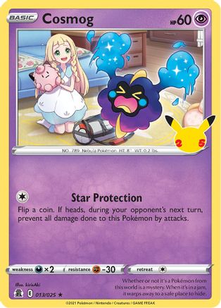 Cosmog (13) Holofoil - Celebrations