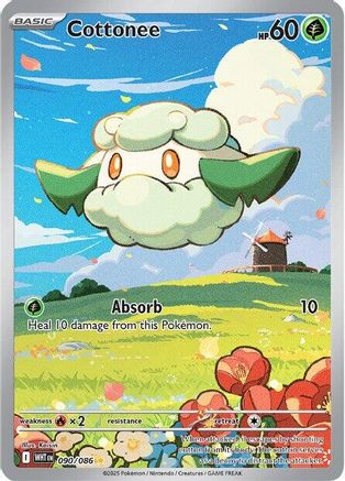 Cottonee (90) Holofoil - White Flare