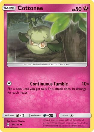 Cottonee (90) Reverse Holofoil - Guardians Rising