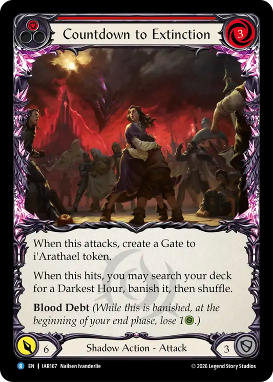 Countdown to Extinction (Red) (IAR167) - Usurp the Shadow Throne
