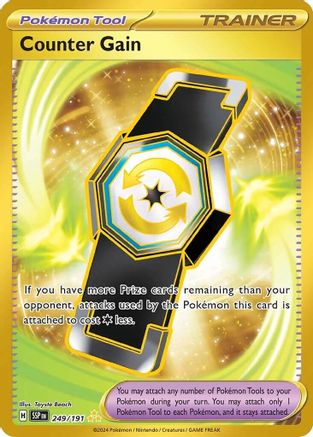 Counter Gain (Gold) (249) Holofoil - Surging Sparks