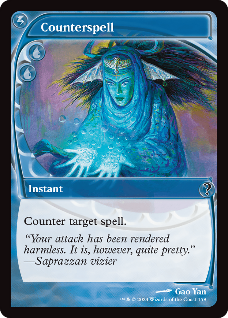 Counterspell (Future Sight) (158) - Mystery Booster 2 Foil