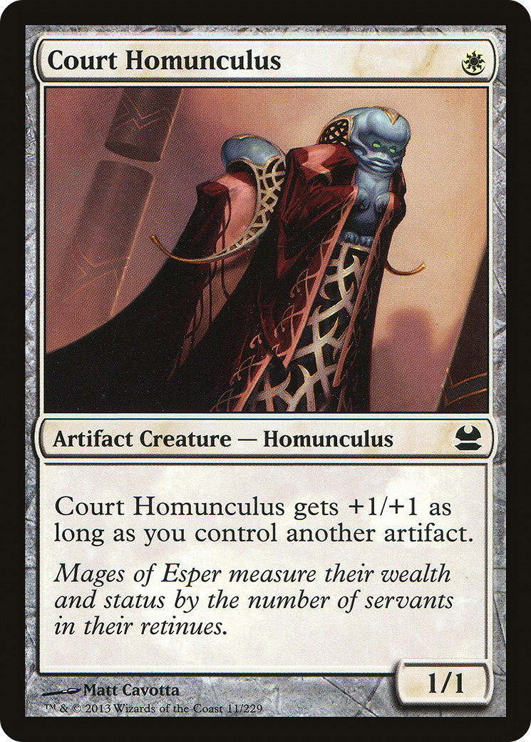 Court Homunculus (011) Foil - Modern Masters