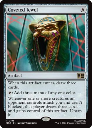 Coveted Jewel (196) Surge Foil - Commander: Marvel Super Heroes