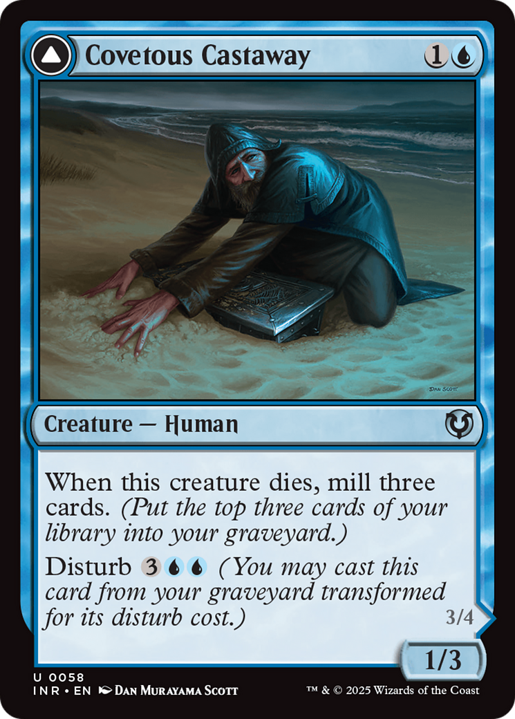 Covetous Castaway // Ghostly Castigator (058) - Innistrad Remastered