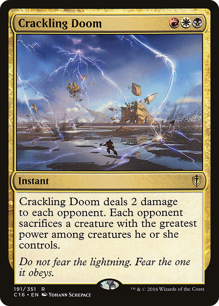 Crackling Doom (191) - Commander 2016