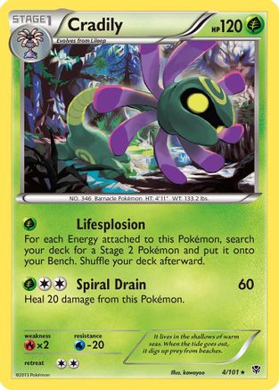 Cradily (4) - Plasma Blast