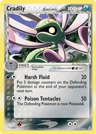 Cradily (Delta Species) (2) Holofoil - Holon Phantoms