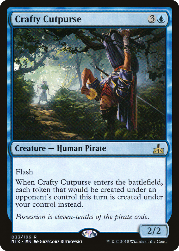 Crafty Cutpurse (033) - Rivals of Ixalan Foil