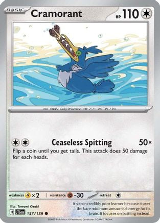 Cramorant (137) Reverse Holofoil - Journey Together